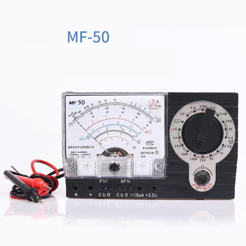 Analog Meter Gauge - MF-50 Analog Multimeter Portable Professional Replacement