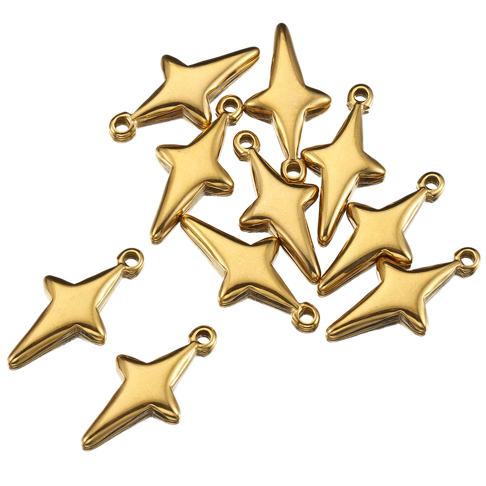 Vintage Collector - 5 Pieces Stainless Steel Vintage Star