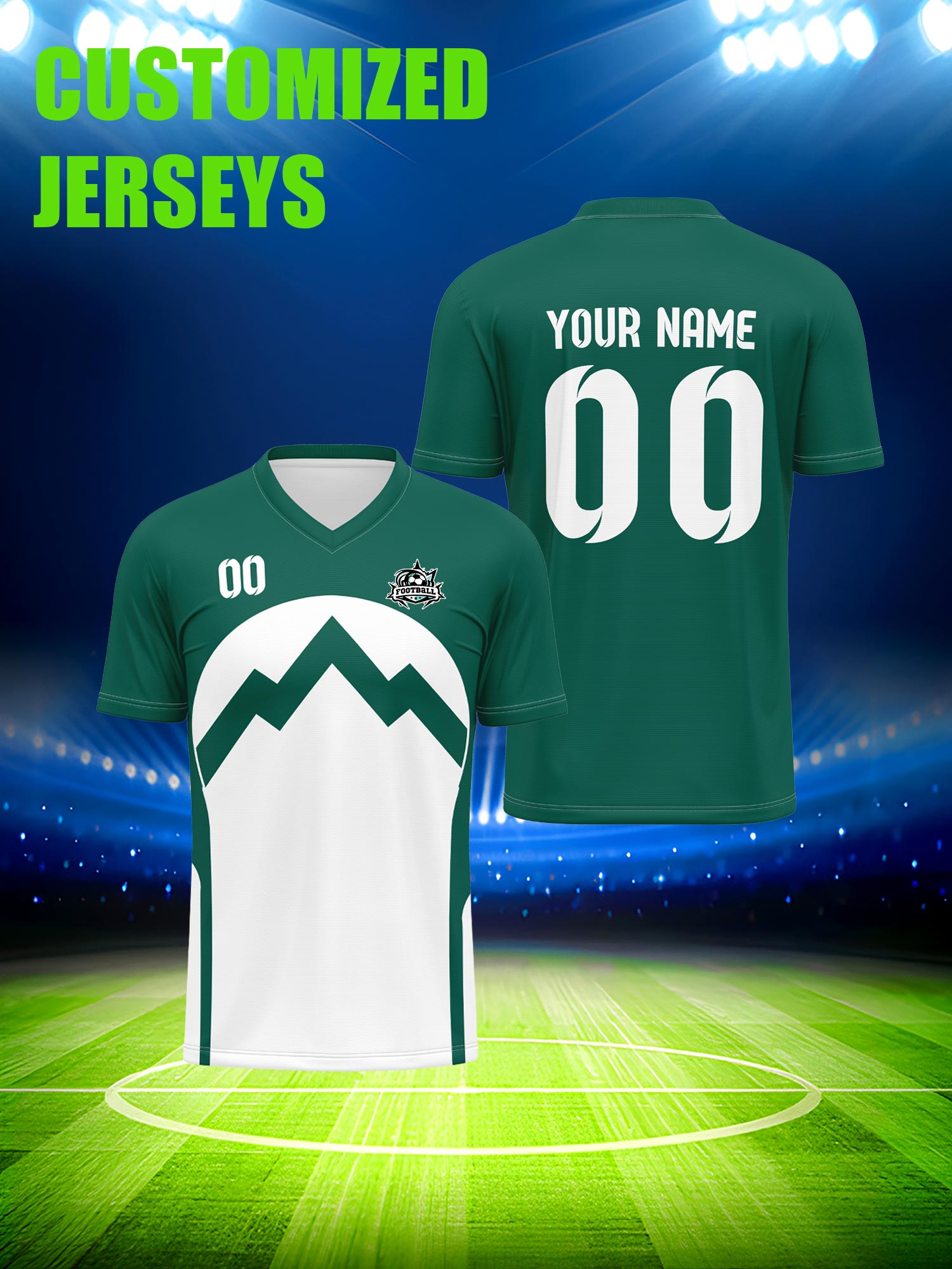 Vintage Collector - Custom Soccer Jersey With Custom Image,