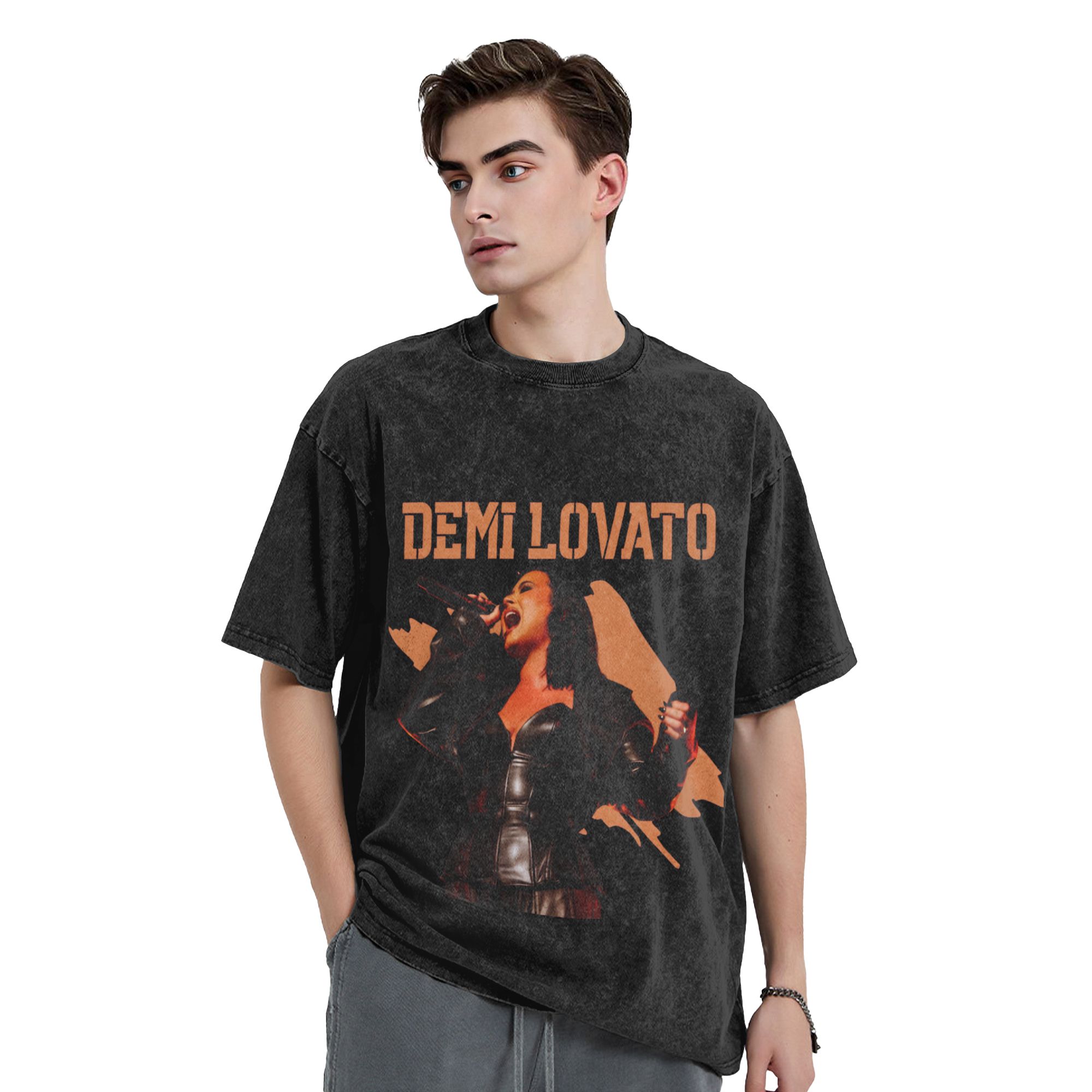 Harajuku Washed Shirts Demi Lo - огляд і ціна Collectible Vintage T Shirts