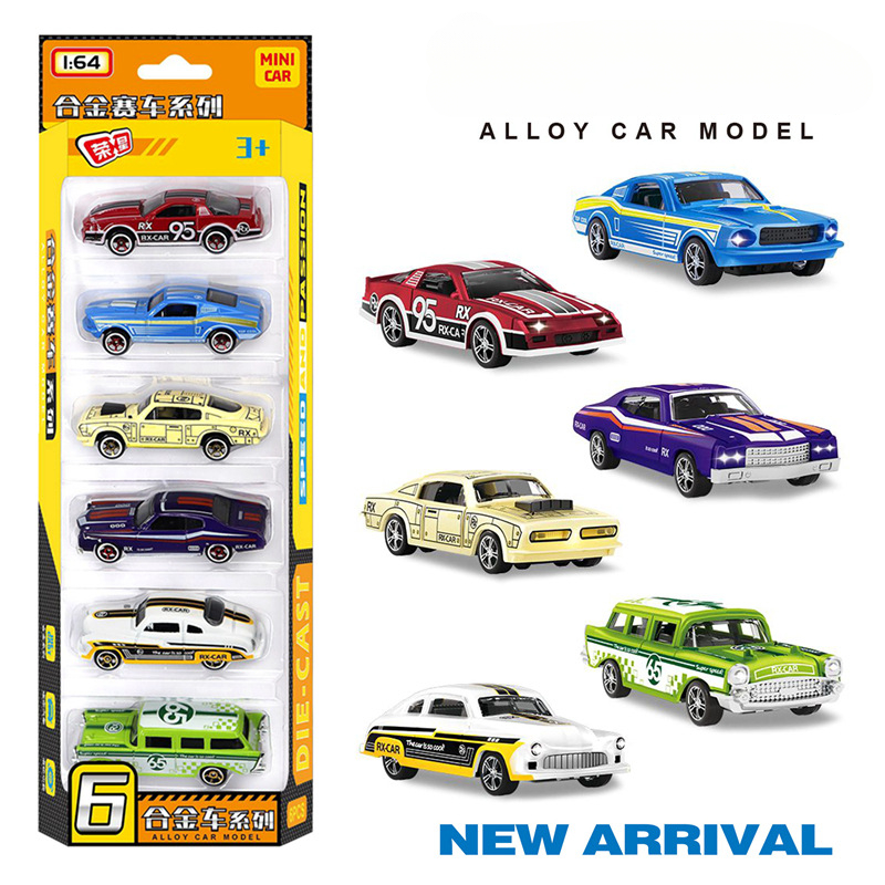 1:64 Alloy retro racing car 6- - огляд і ціна Vintage Collectibles Toys