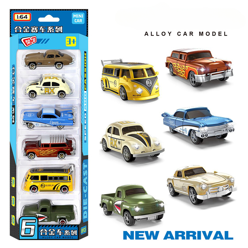1:64 Alloy retro racing car 6- - огляд і ціна Vintage Collectibles Toys