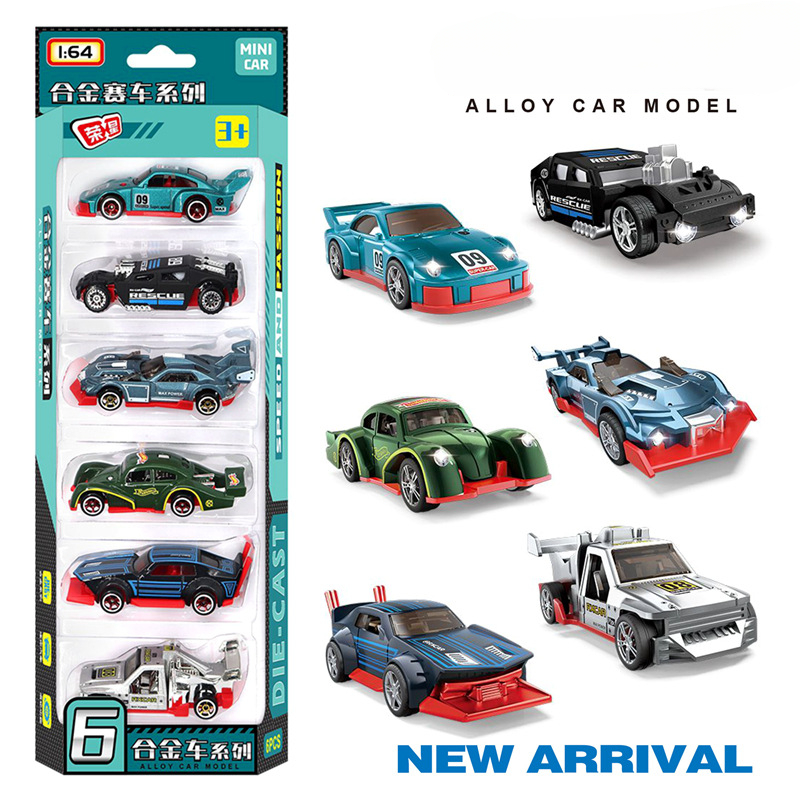 1:64 Alloy retro racing car 6- - огляд і ціна Vintage Collectibles Toys