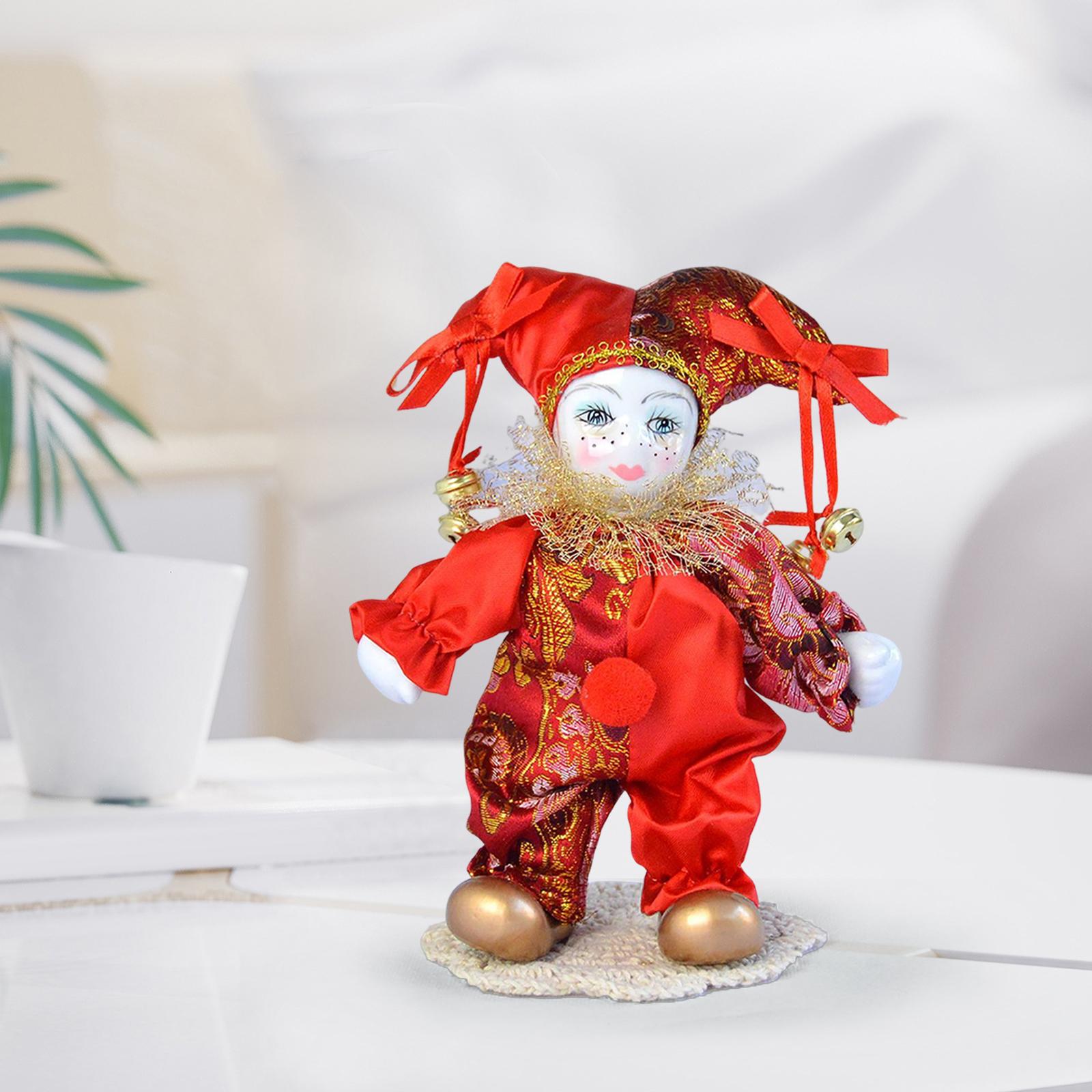Vintage Harlequin Doll Antique - огляд і ціна Vintage Collectible Clowns