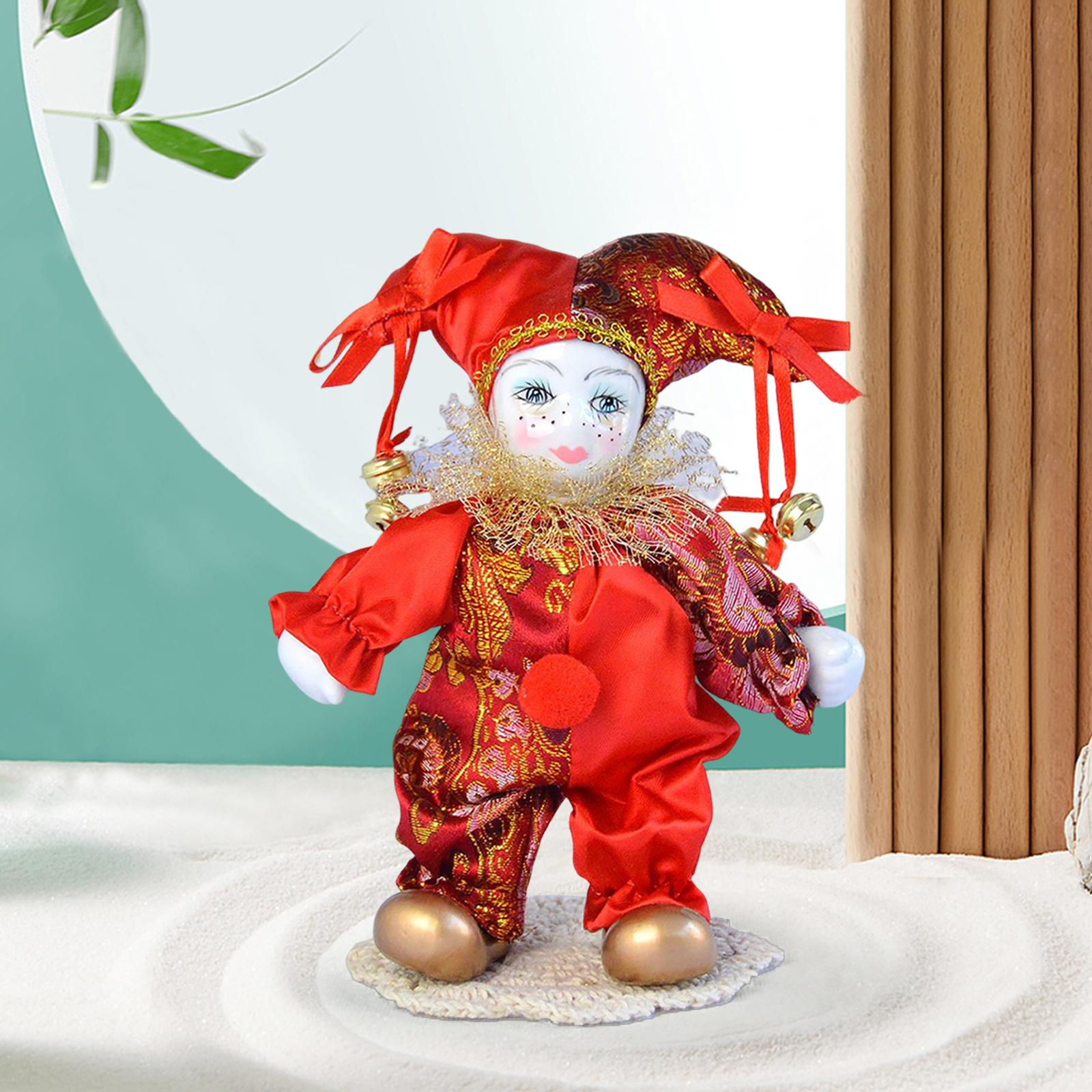 Vintage Harlequin Doll Antique - огляд і ціна Vintage Collectible Clowns