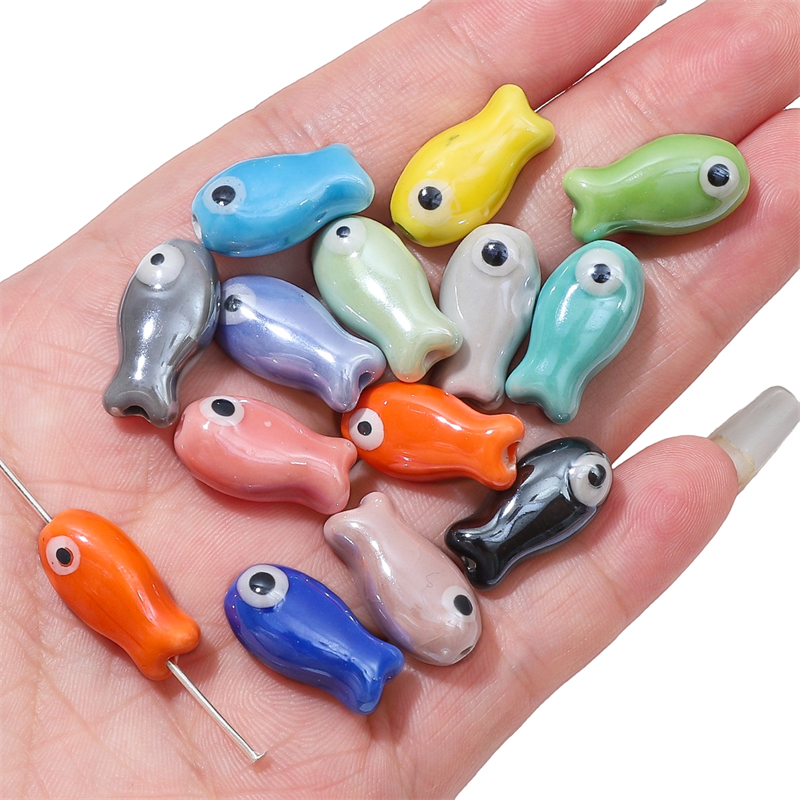 10Pcs Vintage Fish Ceramic Bea - огляд і ціна Vintage Collector