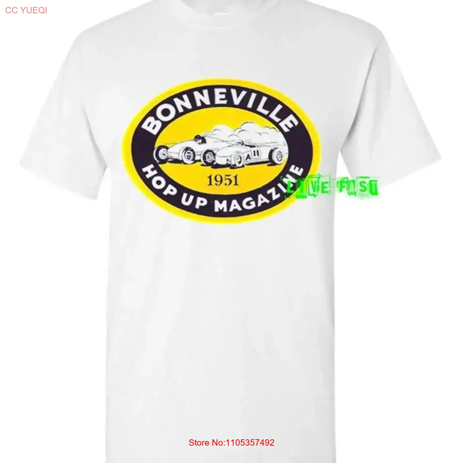 BONNEVILLE SALT FLATS 1951 T S - огляд і ціна Collectible Vintage T Shirts