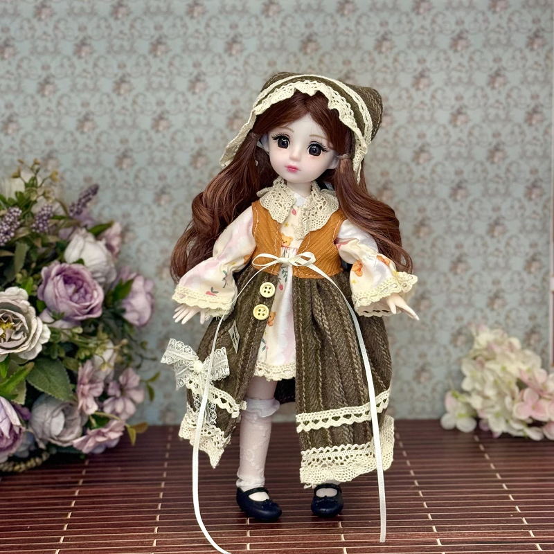 30cm 1/6 Scale BJD Doll Vintag - огляд і ціна Vintage Collectible Clothing