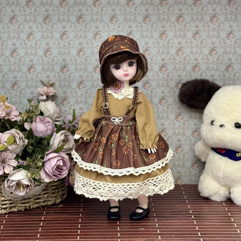 30cm 1/6 Scale BJD Doll Vintag - огляд і ціна Vintage Collectible Clothing