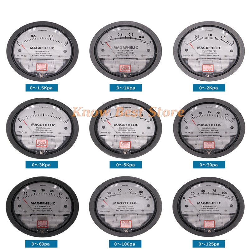 1PCS Micromanometer Micro-pres - огляд і ціна Analog Meter Gauge