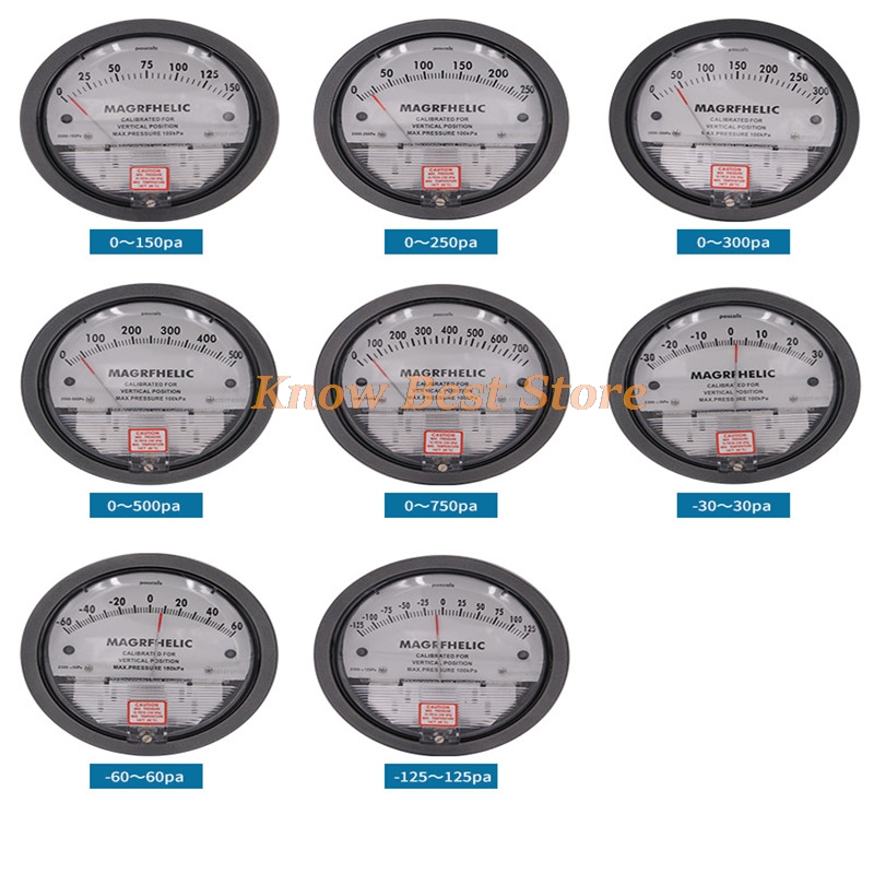 1PCS Micromanometer Micro-pres - огляд і ціна Analog Meter Gauge