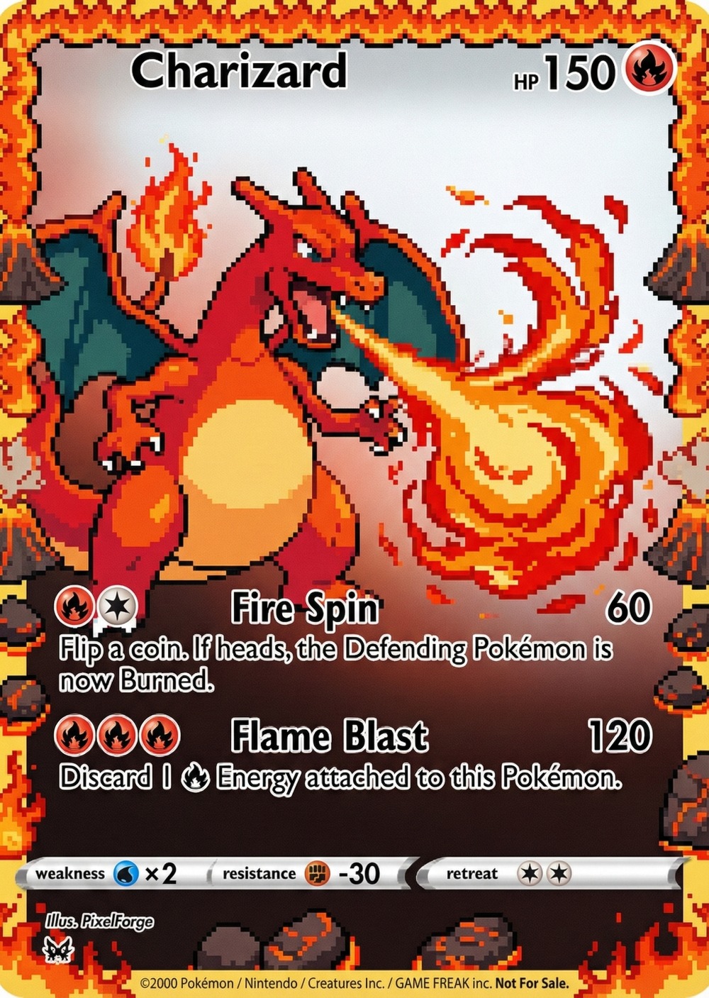 5Pcs Pokemon Cards Charizard G - огляд і ціна Vintage Collectible Toys