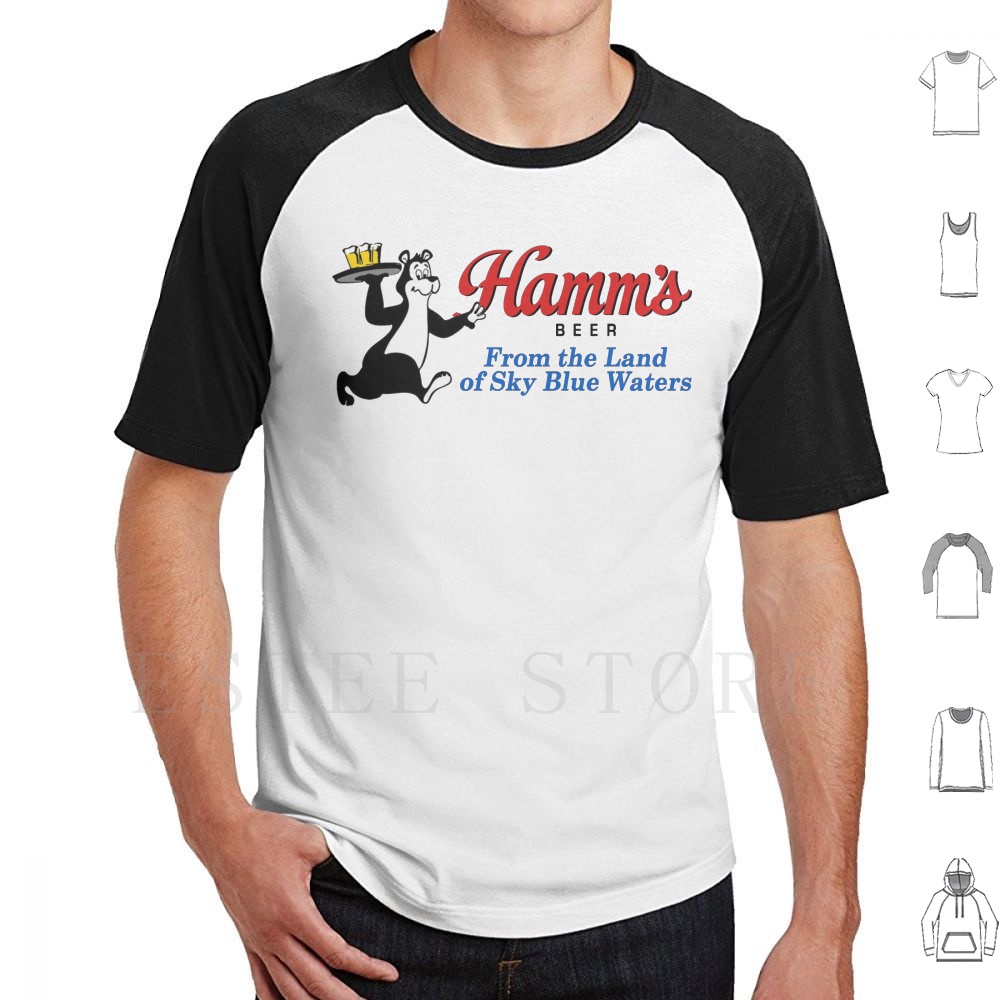 Hamm's Beer Bear Design T Shir - огляд і ціна Collectible Vintage T Shirts