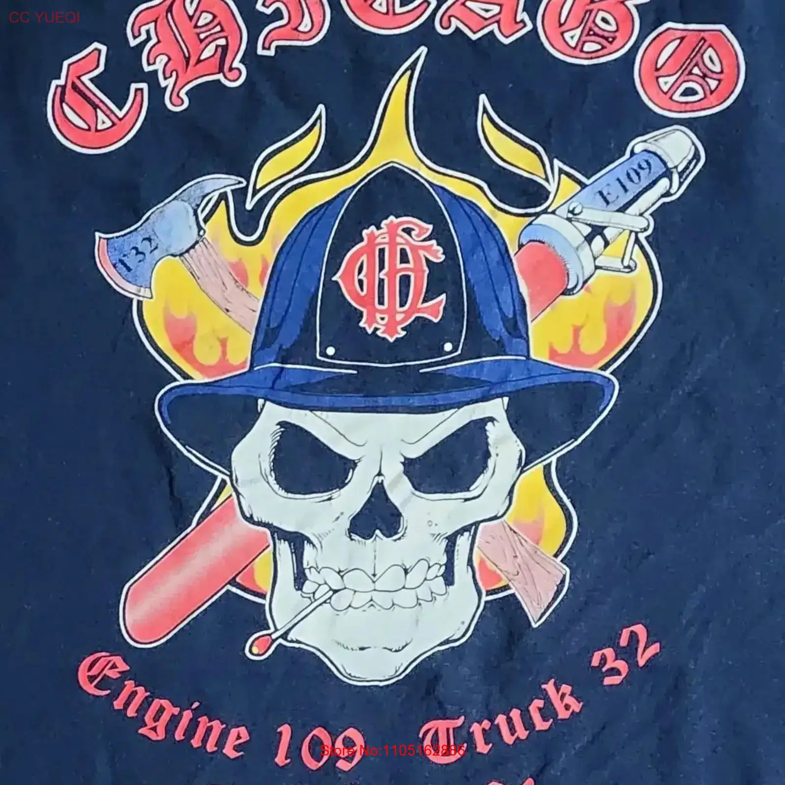 Chicago Fire Department T Shir - огляд і ціна Collectible Vintage T Shirts