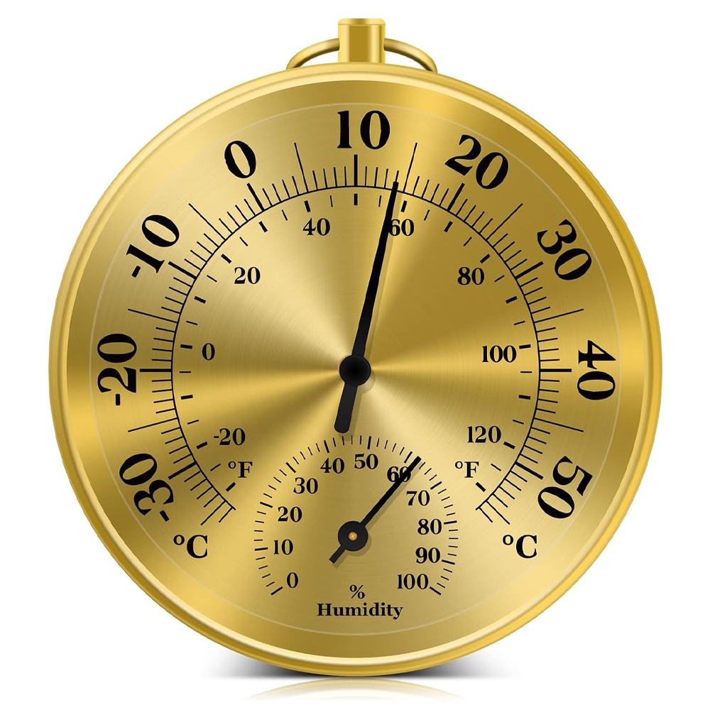 10CM Wall Thermometer Hygromet - огляд і ціна Analog Meter Gauge