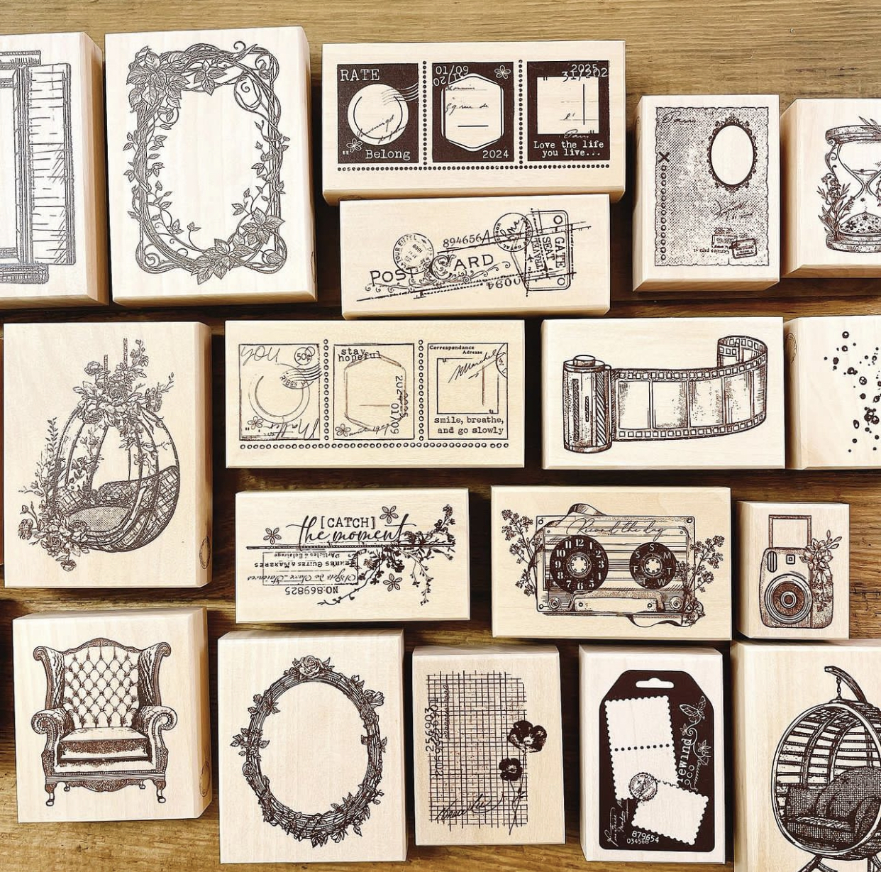 JP Vintage Slow Living Catch T - огляд і ціна Vintage Collectible Stamps