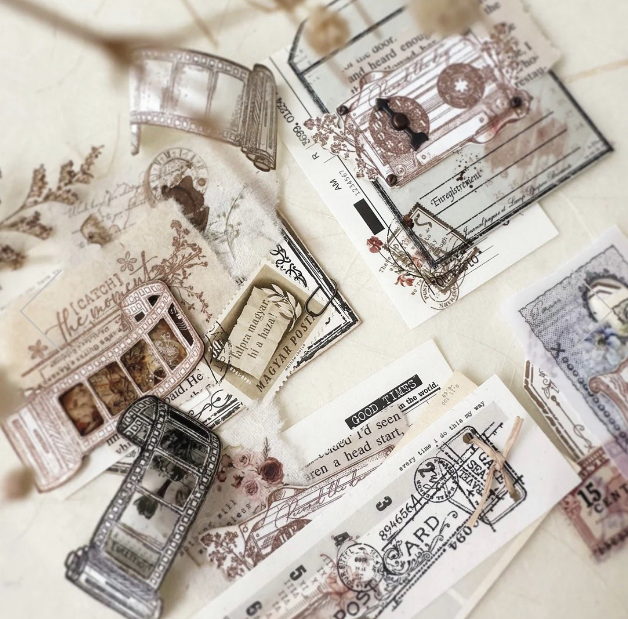 JP Vintage Slow Living Catch T - огляд і ціна Vintage Collectible Stamps