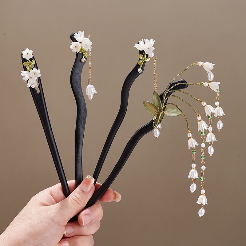 Wooden Flower Hairpin Vintage  - огляд і ціна Vintage Collector