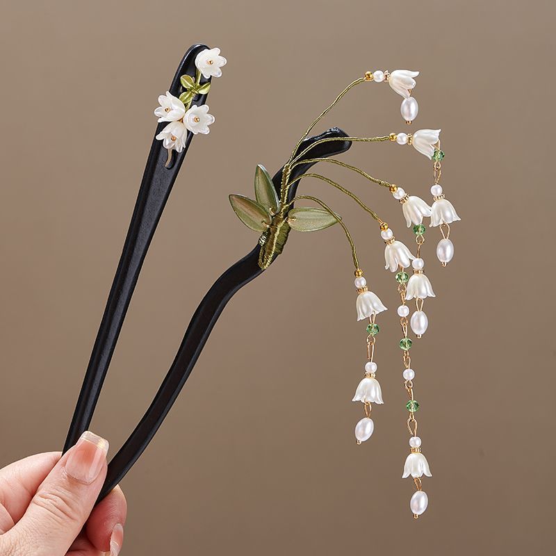 Wooden Flower Hairpin Vintage  - огляд і ціна Vintage Collector