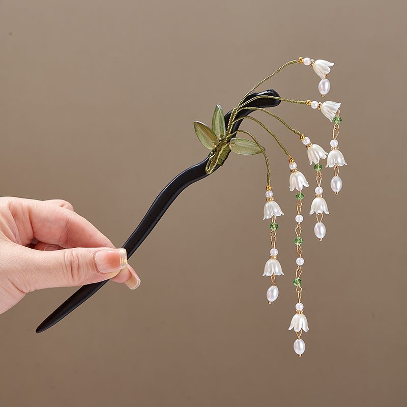 Wooden Flower Hairpin Vintage  - огляд і ціна Vintage Collector