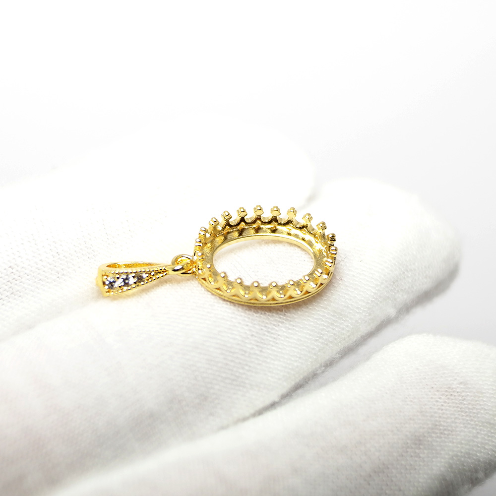 2pcs Crown Drop Necklace Charm - огляд і ціна Vintage Collector