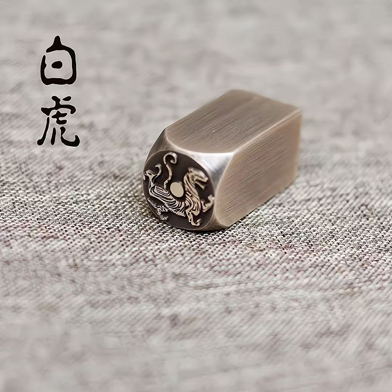 Antique Brass Chinese Seal Car - огляд і ціна Vintage Collectible Stamps