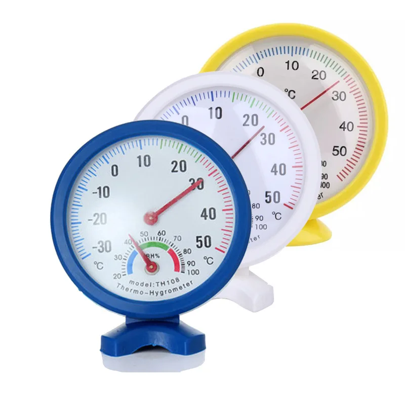 1PC Mini Indoor Thermometer Hy - огляд і ціна Analog Meter Gauge