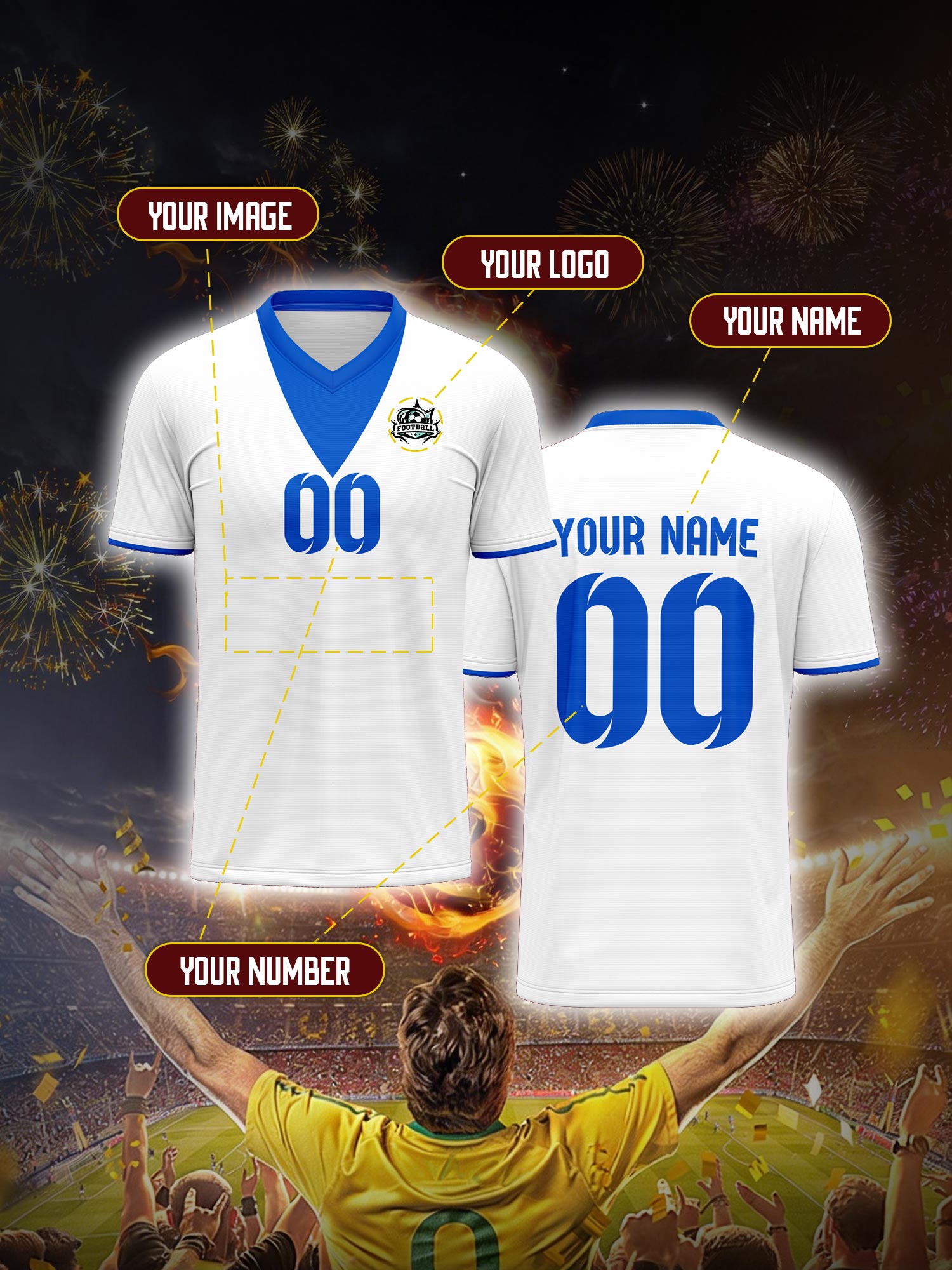 Custom Soccer Jersey With Cust - огляд і ціна Vintage Collector