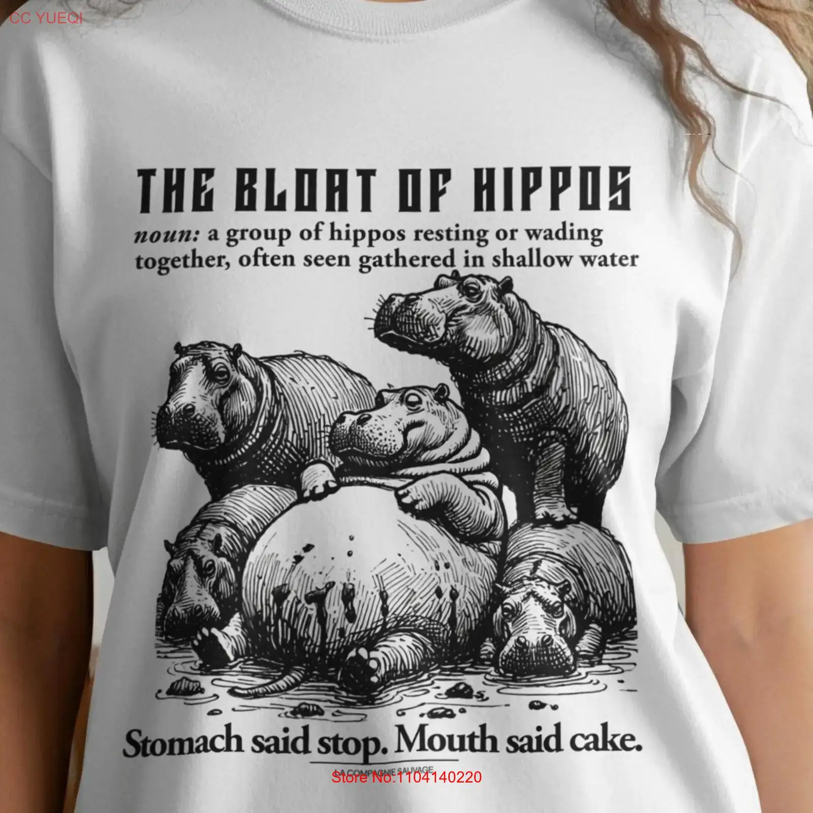 Hippos T Shirt Bloat of Funny  - огляд і ціна Collectible Vintage T Shirts