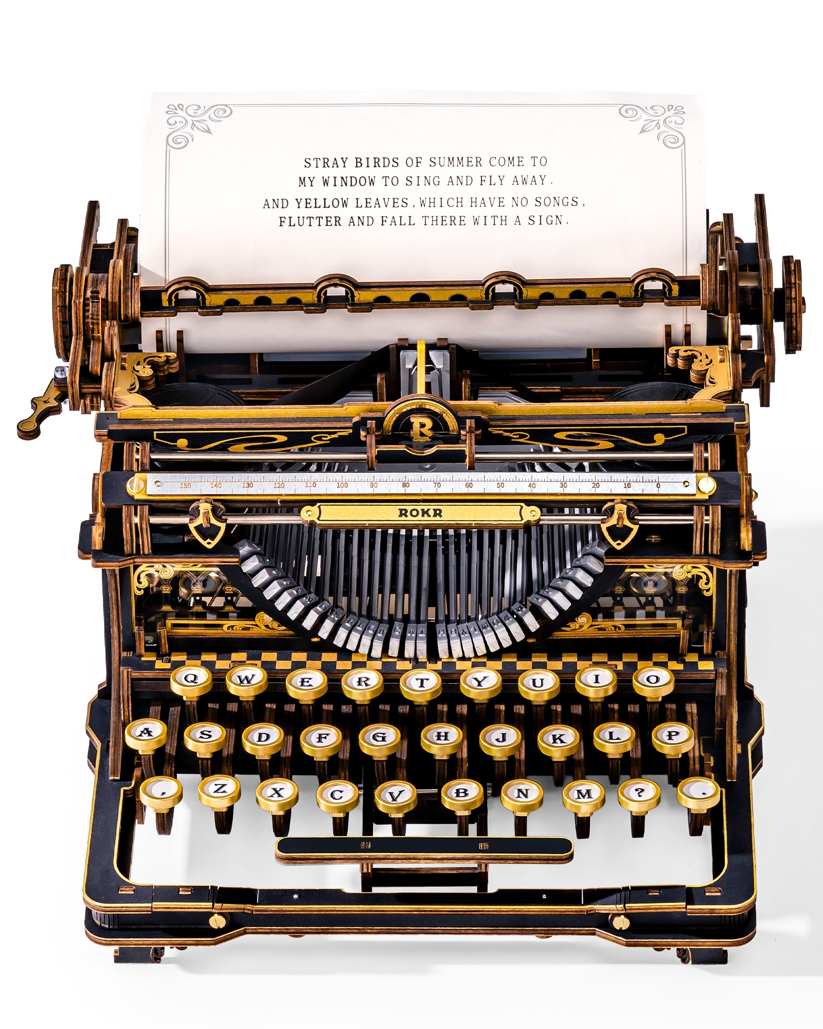 ROKR 3D Wooden Typewriter Puzz - огляд і ціна Vintage Collectible Toys