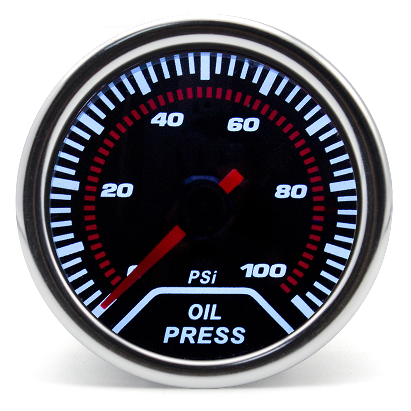 0~100PSI Oil Press Gauge White - огляд і ціна Analog Meter Gauge