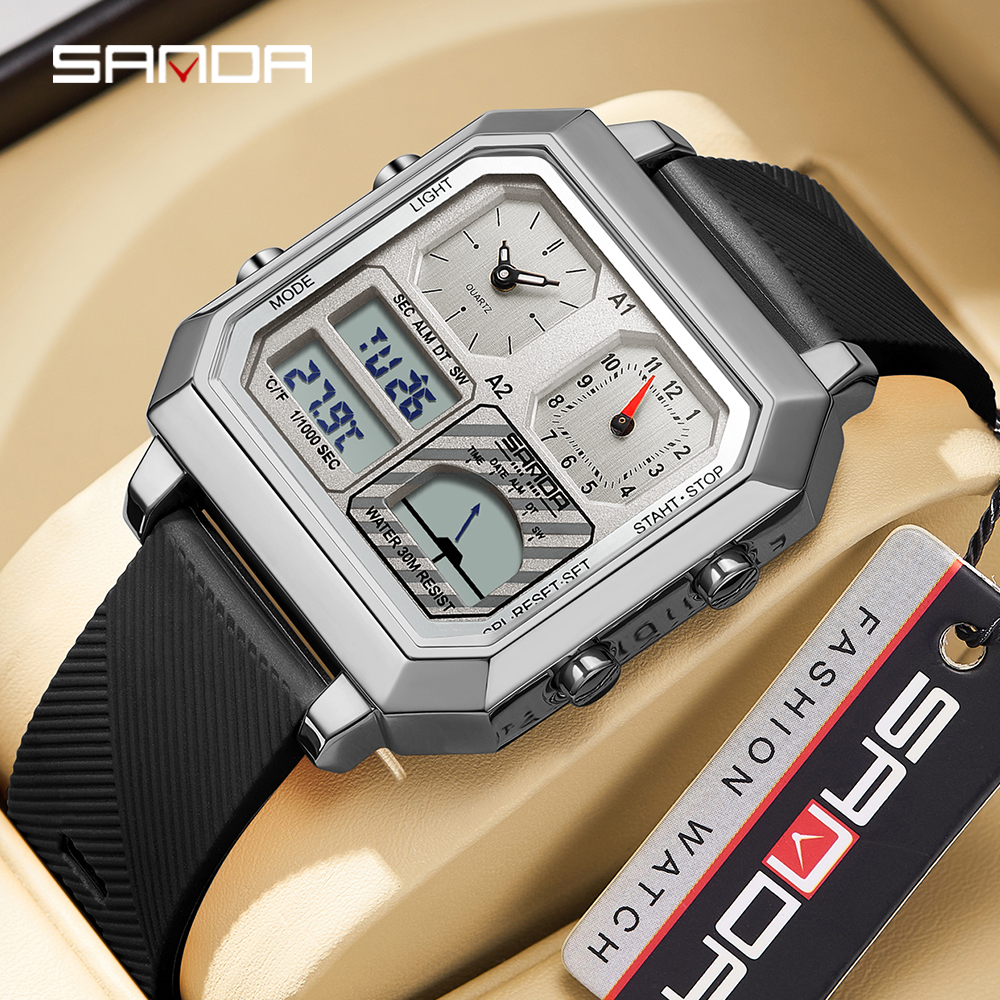 SANDA Top Brand 6210 Fashion M - огляд і ціна Analog Meter Gauge