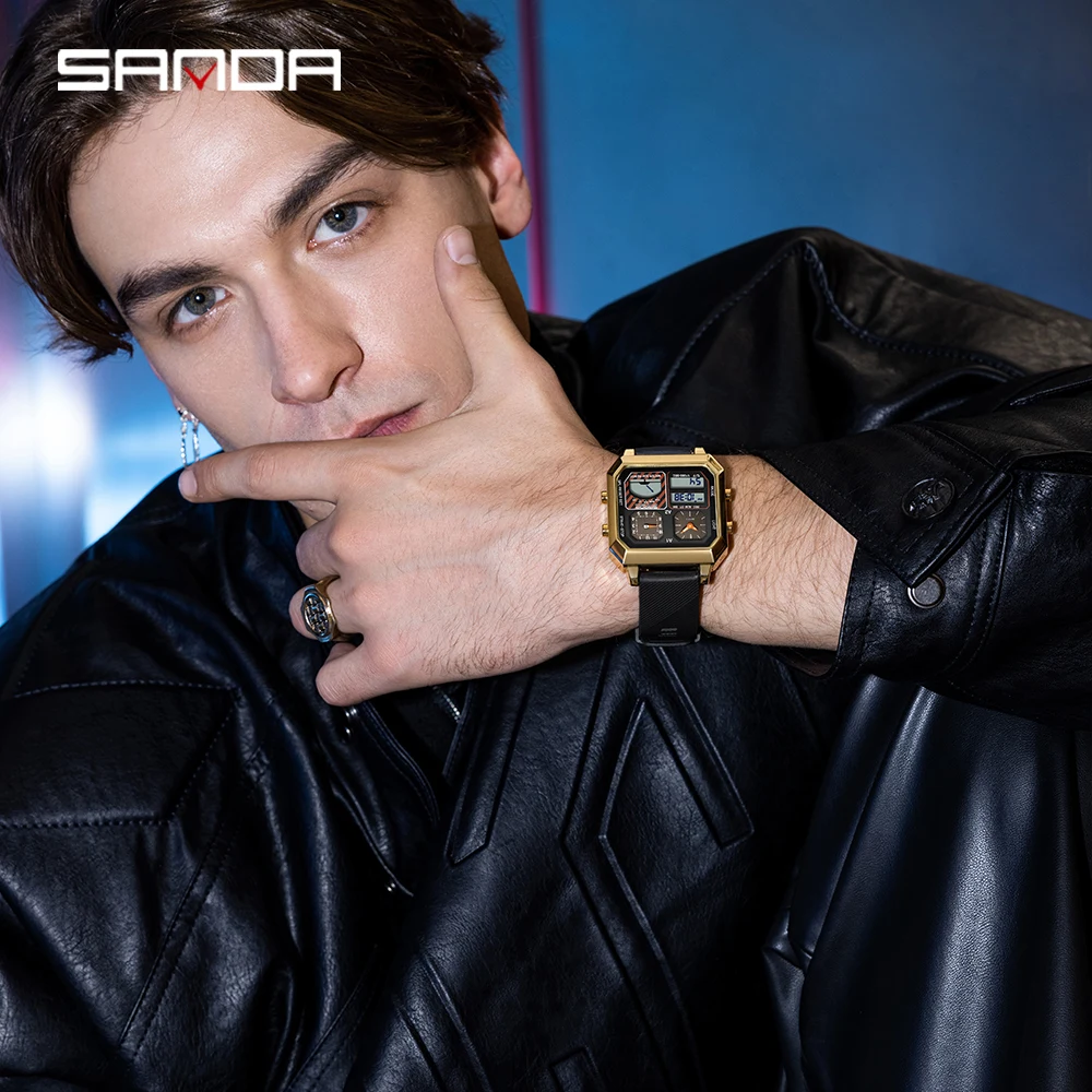SANDA Top Brand 6210 Fashion M - огляд і ціна Analog Meter Gauge